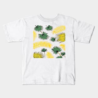 tropical leaf Kids T-Shirt